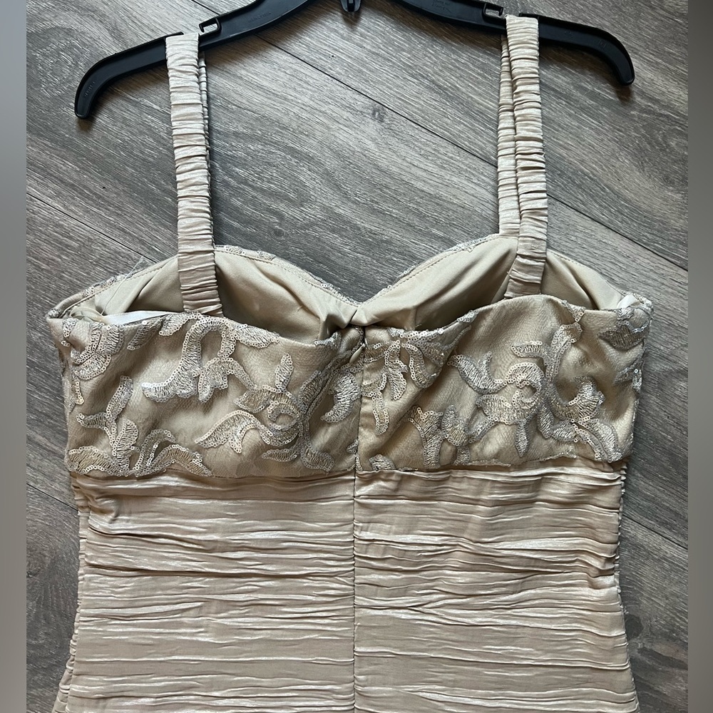 CACHET short taffeta dress with 3/4 sleeve sequin bolero size 14 NWT! - Picture 15 of 17